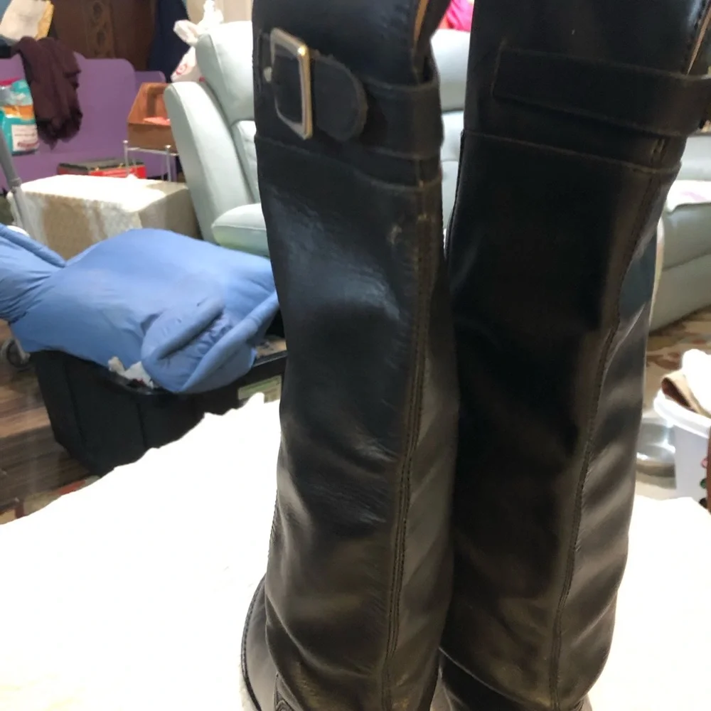 Coach knee high boots size 10 - Picture 3 of 15